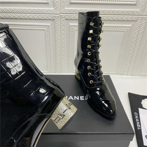 High Quality Luxury Chanel Classic Ankle Boots – Style 07750 product detail
