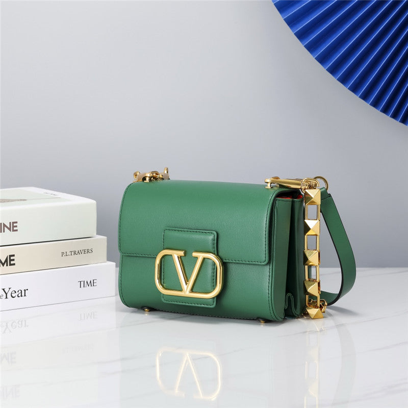 High Quality Luxury Valentino Garavani Stud Sign Shoulder Bag – Style 03729 product detail