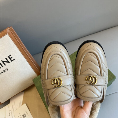 High Quality Luxury Gucci Loafers Slippers Womens – Style 06963 product detail