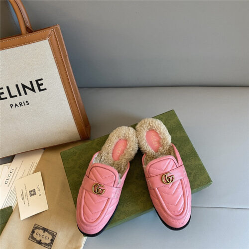 High Quality Luxury Gucci Loafers Slippers Womens – Style 03571 product detail