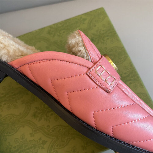 High Quality Luxury Gucci Loafers Slippers Womens – Style 03571 product detail