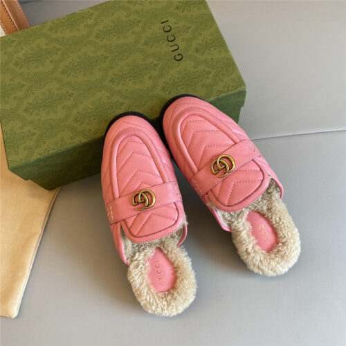 High Quality Luxury Gucci Loafers Slippers Womens – Style 03571 alternate view