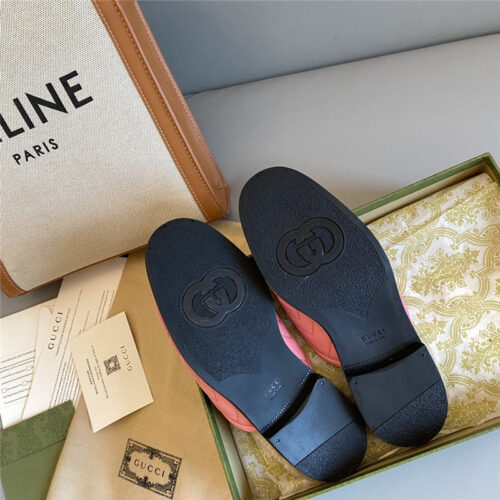 High Quality Luxury Gucci Loafers Slippers Womens – Style 03571 product detail