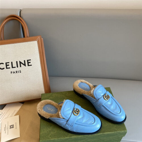 High Quality Luxury Gucci Loafers Slippers Womens