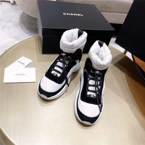 High Quality Luxury Chanel High Top Sneakers Snow Boots product detail