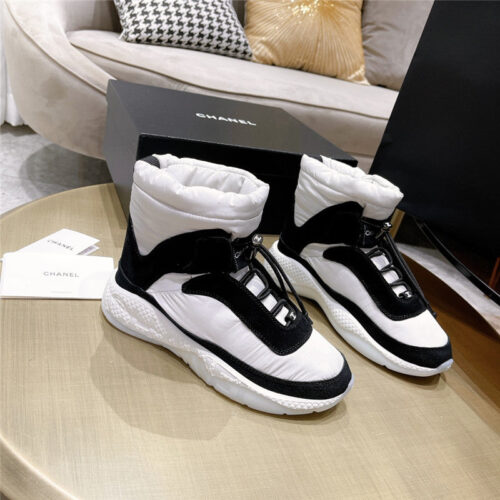 High Quality Luxury Chanel High Top Sneakers Snow Boots