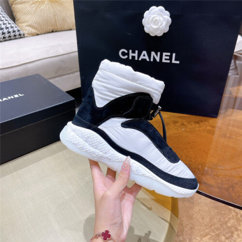 High Quality Luxury Chanel High Top Sneakers Snow Boots product detail