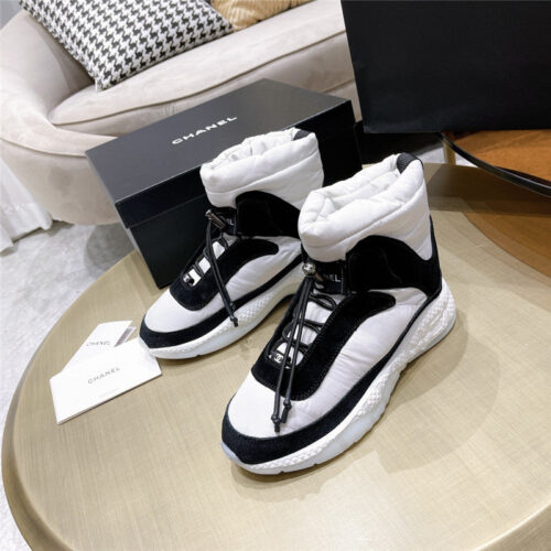 High Quality Luxury Chanel High Top Sneakers Snow Boots product detail