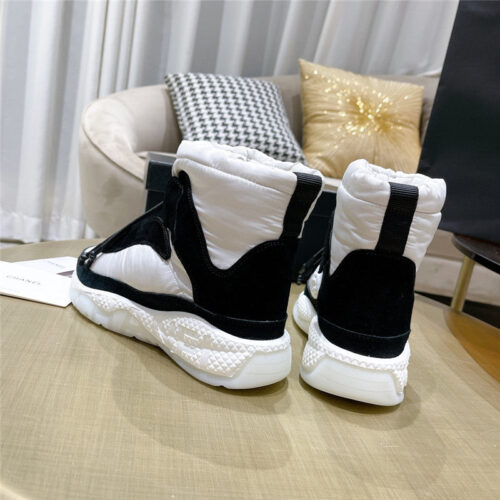 High Quality Luxury Chanel High Top Sneakers Snow Boots product detail