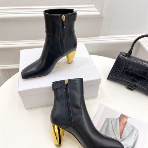 High Quality Luxury Dior Leather Ankle Boots product detail