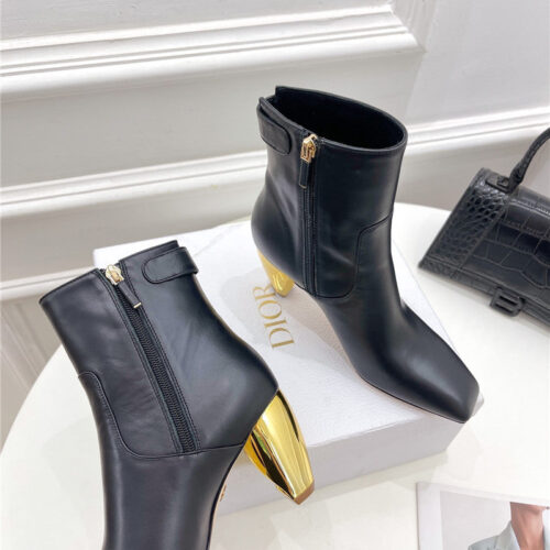 High Quality Luxury Dior Leather Ankle Boots product detail