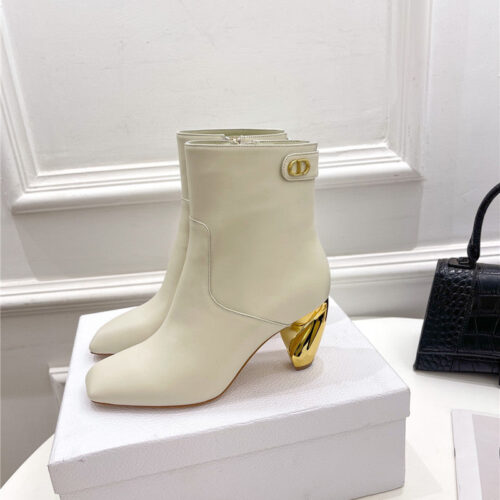 High Quality Luxury Dior Leather Ankle Boots – Style 05286 alternate view
