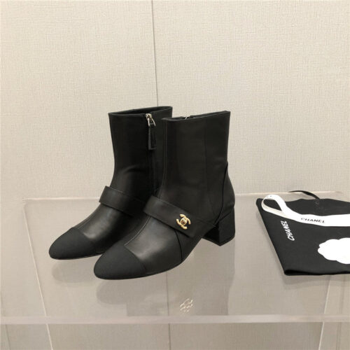 High Quality Luxury Chanel Classic Ankle Boots – Style 23014 alternate view