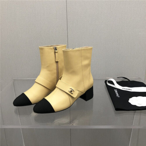 High Quality Luxury Chanel Classic Ankle Boots – Style 19622 alternate view