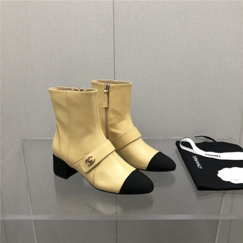 High Quality Luxury Chanel Classic Ankle Boots – Style 19622