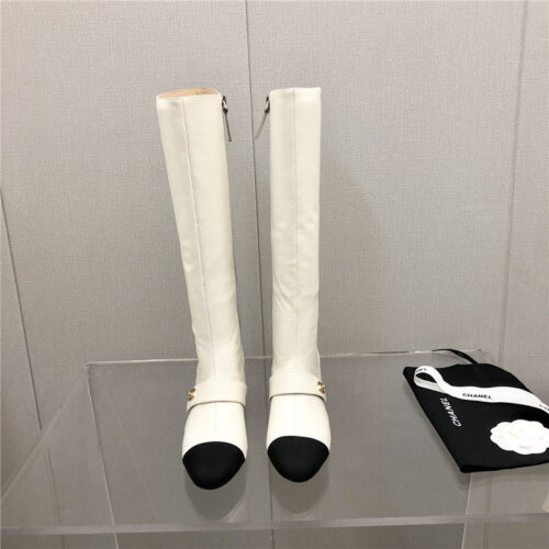 High Quality Luxury Chanel Classic Long Boots – Style 32390 alternate view
