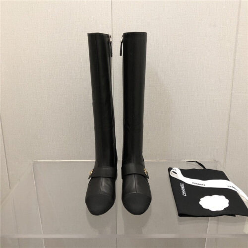 High Quality Luxury Chanel Classic Long Boots – Style 65158 alternate view