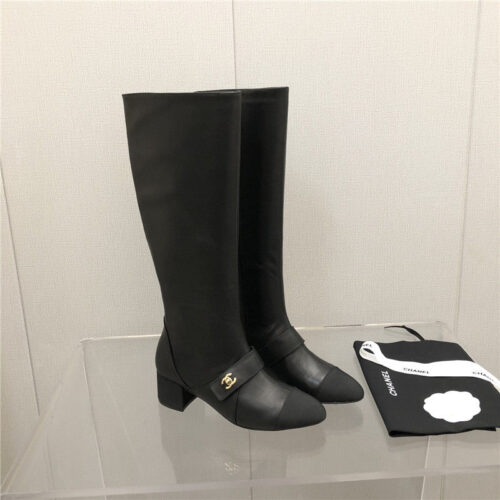High Quality Luxury Chanel Classic Long Boots – Style 65158