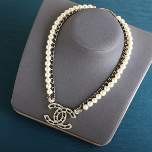 High Quality Luxury Chanel Cc Necklace – Style 49738