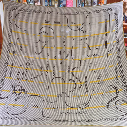 High Quality Luxury Hermes Cashmere Silk Shawl Scarf product detail