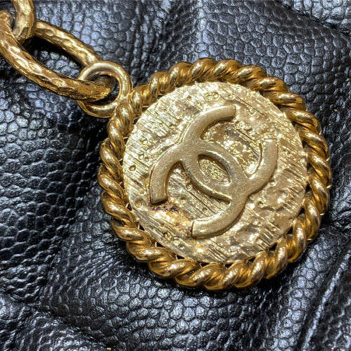 High Quality Luxury Chanel Classic Vintage Caviar Leather Hilton Bag product detail