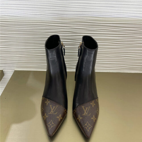 High Quality Luxury Louis Vuitton Pointed High Heel Ankle Boots product detail