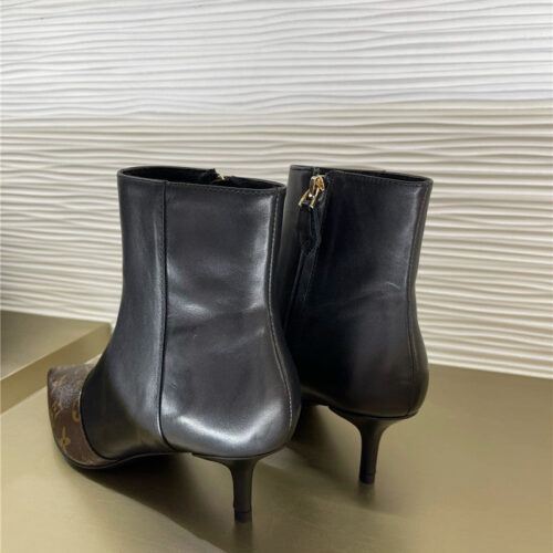 High Quality Luxury Louis Vuitton Pointed High Heel Ankle Boots product detail