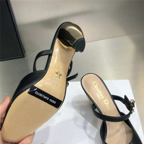 High Quality Luxury Dior Cd Logo High Heel Sandals – Style 47462 product detail