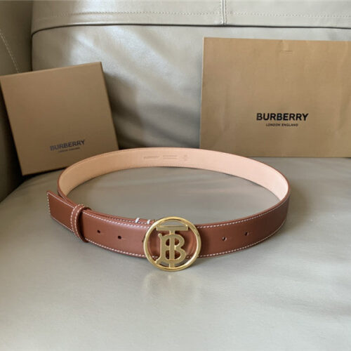 High Quality Luxury Burberry B Buckle Belt – Style 55974