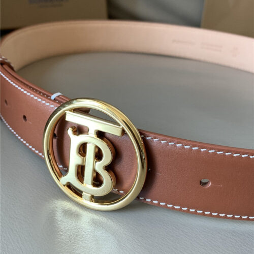 High Quality Luxury Burberry B Buckle Belt – Style 55974 product detail