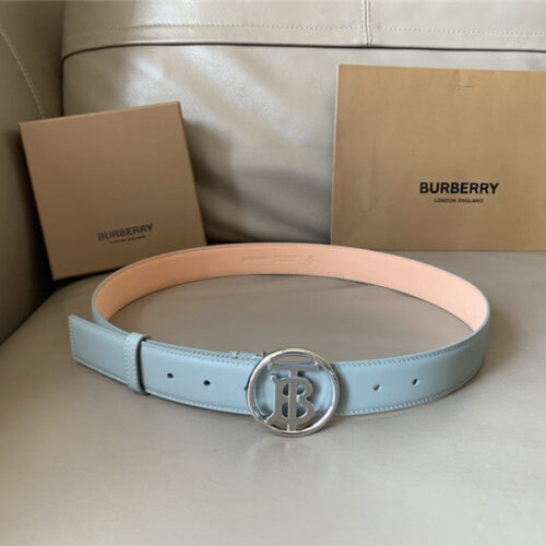 High Quality Luxury Burberry B Buckle Belt – Style 90438