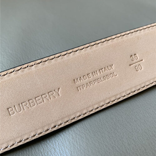 High Quality Luxury Burberry B Buckle Belt – Style 24902 product detail
