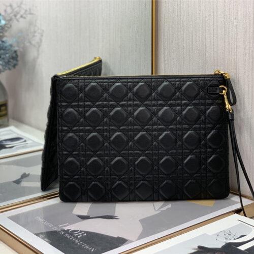 High Quality Luxury Dior Caro Clutch alternate view