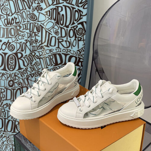 High Quality Luxury Louis Vuitton Classic Platform Sneakers – Style 60355