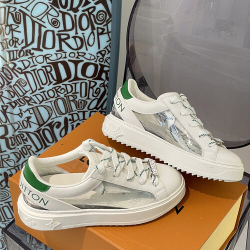 High Quality Luxury Louis Vuitton Classic Platform Sneakers – Style 60355 alternate view