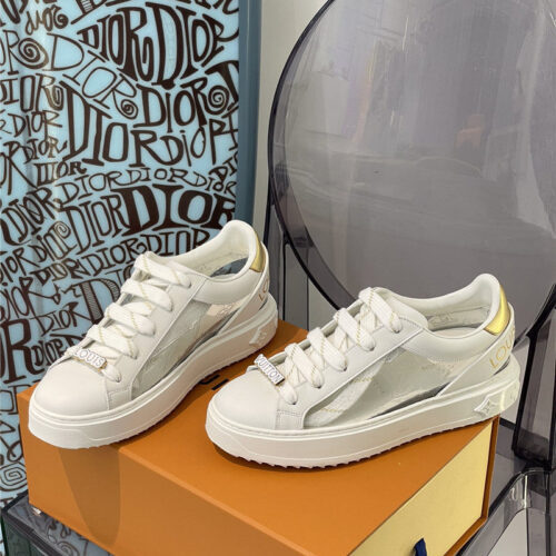 High Quality Luxury Louis Vuitton Classic Platform Sneakers – Style 58659