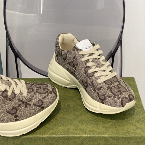 High Quality Luxury Gucci Womens Rhyton Leather Sneakers product detail