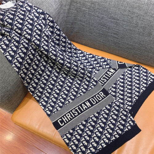 High Quality Luxury Dior Oblique Print Scarf product detail