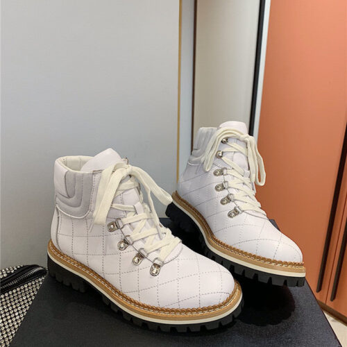 High Quality Luxury Chanel New Diamond Ankle Boots alternate view