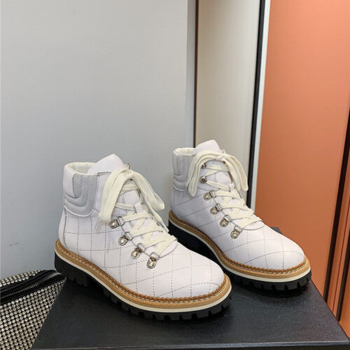 High Quality Luxury Chanel New Diamond Ankle Boots