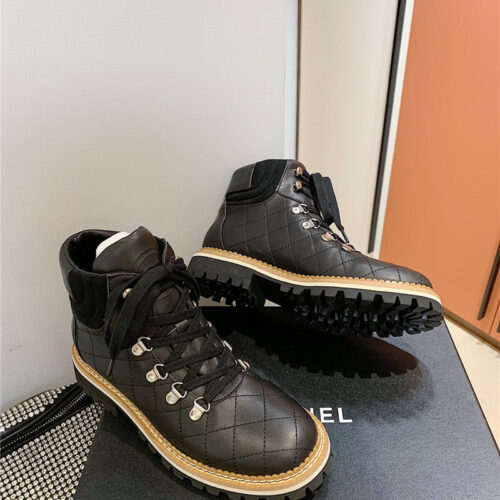High Quality Luxury Chanel New Diamond Ankle Boots – Style 42118 product detail