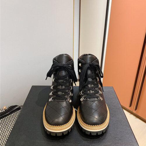 High Quality Luxury Chanel New Diamond Ankle Boots – Style 42118 product detail