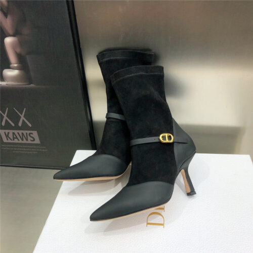High Quality Luxury Dior Cd High-Heeled Stretch Boots product detail