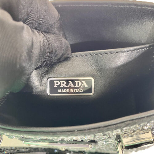 High Quality Luxury Prada Crystal Tote Bag – Style 26837 product detail