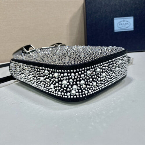 High Quality Luxury Prada Crystal Tote Bag – Style 26837 product detail