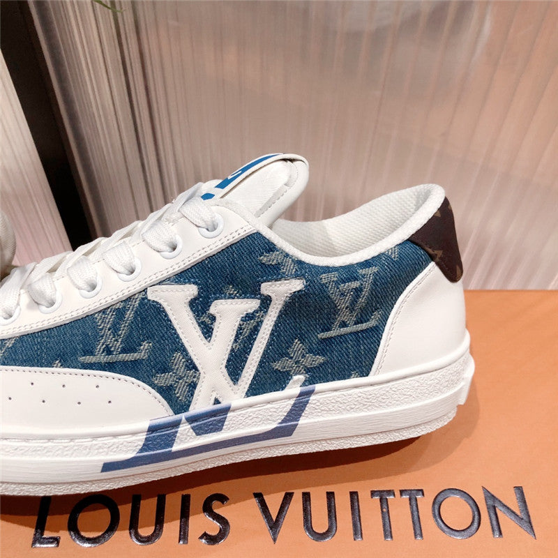 High Quality Luxury Louis Vuitton Low Top Denim Sneakers product detail