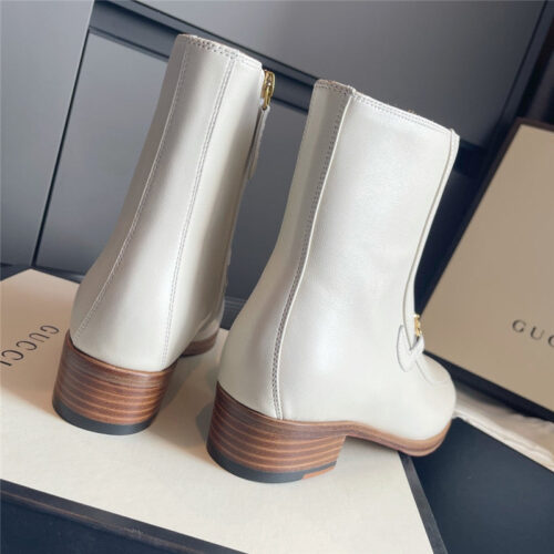 High Quality Luxury Gucci GG Chain Ankle Boots – Style 87539 product detail