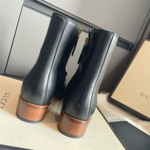 High Quality Luxury Gucci GG Chain Ankle Boots product detail
