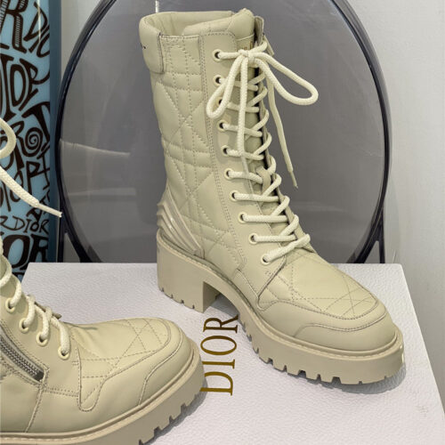 High Quality Luxury Dior Leather Diamond Ankle Boots product detail