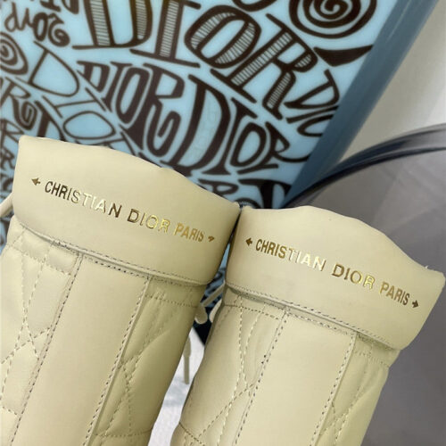 High Quality Luxury Dior Leather Diamond Ankle Boots product detail